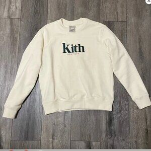 [rare] Kith Asher New York Crewneck in Sandrift/Cream